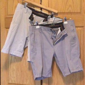 Dockers tan & gray mens shorts, 9 in. Inseam size 34, $10 each